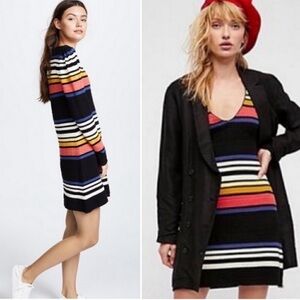 Free People Gidget striped sweater dress sz XS